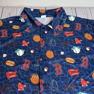 Boston Red Sox Champions Mike's Amazing 2024 SGA Tropical Hawaiian Shirt XL - Picture 1 of 10
