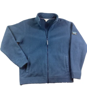 Orvis Polar Fleece Jacket Men’s Size Medium Blue Full-Zip Mock Neck 1716801 - Picture 1 of 12
