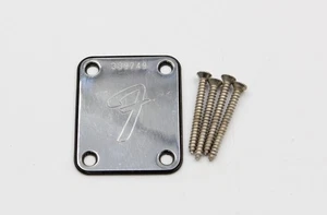 1973 Fender Jazz Bass Chrom HALSPLATTE mit Original Tunern & Dichtung 1970er USA - Bild 1 von 4