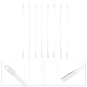 8 Pcs Vertical Blinds Replacement Wand Curtain Rod Accessories Plastic - Picture 1 of 11