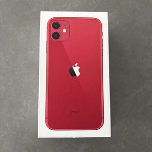 Genuine Apple iPhone 11 Empty UK Box - Without Accessories Red - Picture 1 of 8