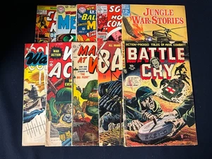 War Comics - Lot #4 Battle Cry, Combat Kelly, Sgt. Fury & More! 10 Books Total - Picture 1 of 7