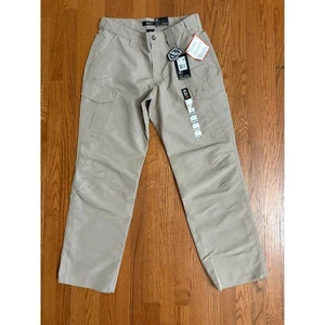 5.11 Tactical Fast Tac Beige Tan Men's Cargo Pants- 34 x 32 NWT - Picture 1 of 6