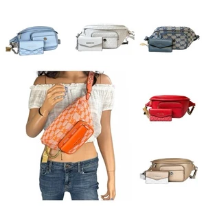 MICHAEL KORS MAISIE 2 IN 1 WAIST FANNY PACK CROSSBODY WAIST PACK SLING BAG - Picture 1 of 159
