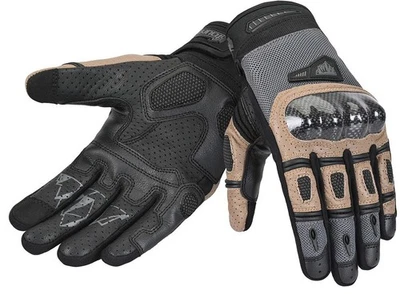 Tourmaster Sierra Peak ADV Pro 2.0 Mens Motorcycle Gloves Gray/Sand - Image 1 of 3