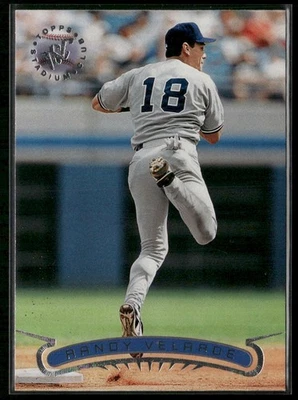 1996 TOPPS STADIUM CLUB RANDY VELARDE NEW YORK YANKEES #44 - Image 1 of 3