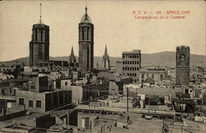 Barcelona Spanien AK ~1910/20 Campanarios de la Catedral Umgebung der Kathedrale - Picture 1 of 1