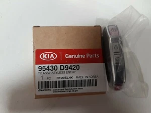 RADIOCOMANDO CHIAVE FLIP KIA SPORTAGE DA 2019 IN POI  433 MHZ OEM GENUINE - Picture 1 of 2