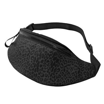 Riñonera de leopardo bolsa de cintura ajustable bolsa de cinturón para hombres mujeres viaje senderismo... Foto 1 de 4