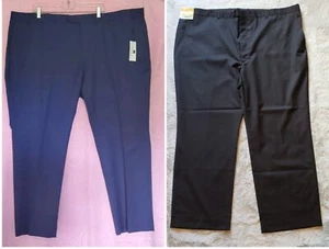 Collection By Michael Strahan Stafford Big & Tall Men's 52X30 Suits/Dress Pants - Picture 1 of 31