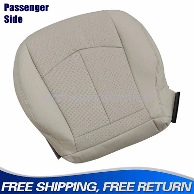 Cubierta de asiento inferior de cuero para pasajero color tostado para Mercedes Benz E280 E350 2003-2009 Foto 1 de 4