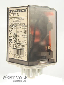 Schrack Multimode MT326115 - 10a - 11 Pin Plug-in 3PCO Relay 115vac Coil Unused - Picture 1 of 2