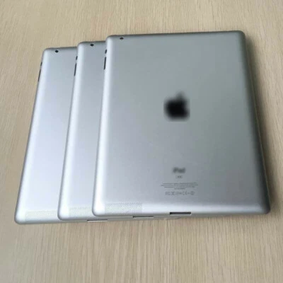 Lote Plateado De 3 PCS iPad 2 2da Generación WiFi A1395 Tapa Trasera Batería Carcasa Trasera Foto 1 de 4