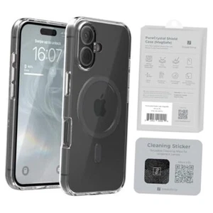 Clear Magnetic Case for iPhone 16 Military Grade Drop Protection Anti Yellow - Picture 1 of 7