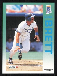 1992 Fleer #154 George Brett - - - Near Mint