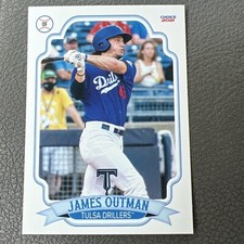 2021 Choice Tulsa Drillers James Outman Minor League Team Card #26 Dodgers