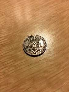 TVA 2 ORE 1941 SWEDEN COIN USED - Picture 1 of 2