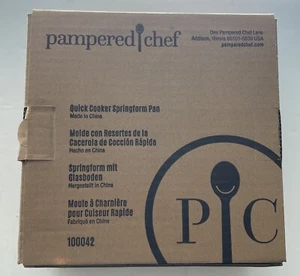 Pampered Chef Quick Cooker Springform Pan #100042- New in Box - Picture 1 of 6