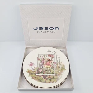 Cicely Mary Barker Flower Fairies Round Set of Six Jason Placemats Vintage 1993 - Picture 1 of 21