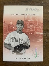 BILLY WAGNER #'d 019/100 2005 Studio Proofs #211 Philadelphia Phillies
