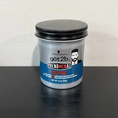 [ 1 Jar ] Got2b PhenoMENal Fiber Hair Cream 3.5 Oz - See Photos - Image 1 of 4
