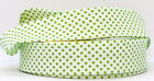 30mm or 18mm POLKA DOT/SPOTTY BIAS BINDING POLY COTTON ~ SOLD BY THE METRE
