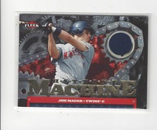 2007 Ultra Hitting Machines Joe Mauer JERSEY Twins