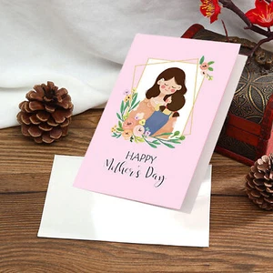 1 Set Mothers Day Greeting Card Smooth Writing Create Atmospheres Thank Mum - Picture 1 of 10