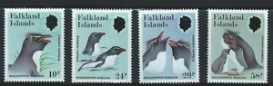 Falkland Islands Sc 450-3 Rockhopper Penguins Cmpl Bird types of 1984 Adults - Picture 1 of 7
