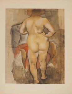 Jules PASCIN : Nu de dos, Lithographie signée - Picture 1 of 4