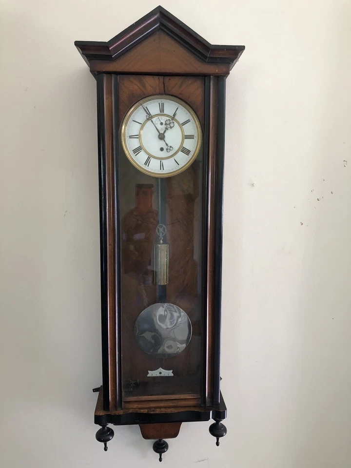 Large Single Weight Driven Precision Vienna Regulator Wall Clock 110cm - Image 1 of 1