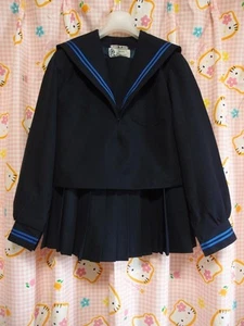 EB98 ^_^ Japanese SchoolGirl Uniform Winter! 155cm,Chest 76. Perfect - New - Picture 1 of 4