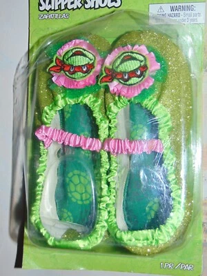 New Teenage Mutant Ninja Turtles Costume Accessories Dress Up Girl Slipper Shoes - Image 1 of 4