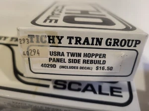 HO Tichy Undec USRA Twin Hopper Car Panel Side Rebuild kit # 4029D w/ box - Picture 1 of 5