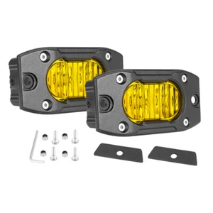 For 2022-2024 Toyota Tundra Pro Flush Mount 4" 2x20W Flood Beam LED Lights Truck - Picture 1 of 14