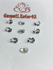 Natural Crystal Quartz Oval Cut 9x7 MM Calibrated Size Loose Gemstone E