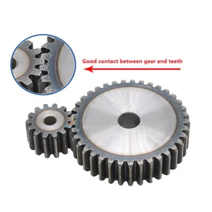 45# Steel 2 Mod 10T-127T Spur Gear Thickness 20mm Motor Pinion Transmission Gear - Picture 1 of 83