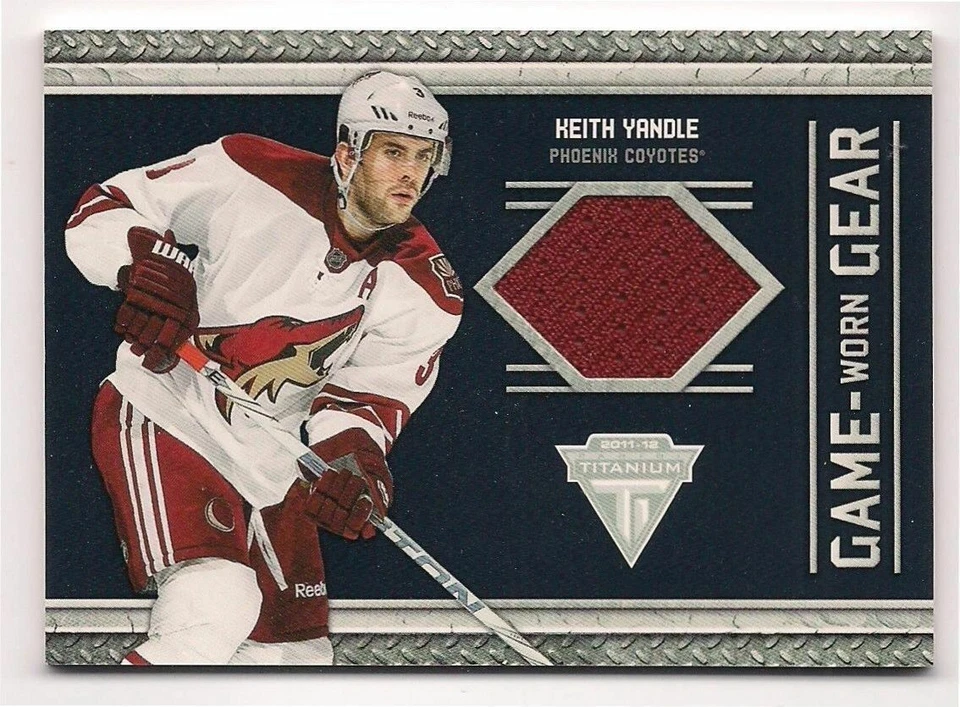 Keith Yandle 11-12 Panini Titanium Game Worn Gear Game Jersey - Image 1 of 1
