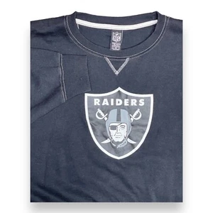 NFL Team Apparel 3XL Black Long Sleeve CROP TOP Pullover Logo Sweatshirt Sweater - Picture 1 of 5