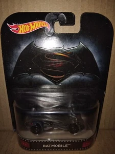 Hot Wheels 2015 Retro Entertainment Batman Vs Superman Batmobile HTF - Picture 1 of 2