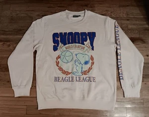 Sudadera Campeón Mundial de Baloncesto Snoopy NUEVA nueva sin etiquetas Charlie Brown Peanuts - Imagen 1 de 7