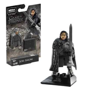 MEGA CONSTRUX BLACK SERIES GAME OF THRONES JON SNOW  - Picture 1 of 2