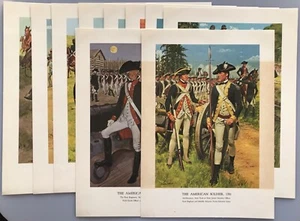 The American Soldier 10 prints 1781-1855, Uniforms Army Historical Program 1964 - Picture 1 of 12