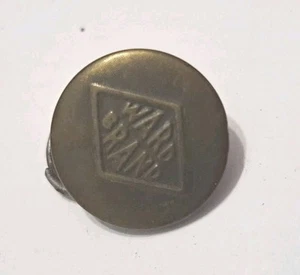 Ward Marke Knopf Overall Wackelschaft Vintage 20er Jahre Metall 3/4" Sammlerstück - Bild 1 von 3