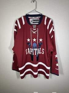Reebok Washington Capitals 2015 NHL Winter Classic Hockey Trikot weinrot Erwachsene M - Bild 1 von 14