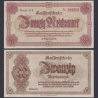 Sudetenland & Niederschlesien 20 Reichsmark DEU-262 Ro.186 P#187 Kassenschein [6