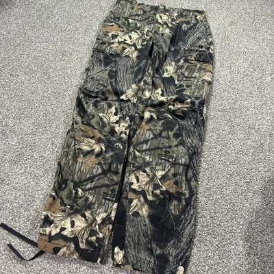 Mossy Oak Breakup 迷彩美国制造狩猎裤可调节响尾手品牌 32/32 — 第 1/4 张图片