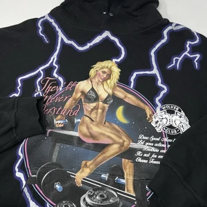 Darc Sport Hoodie Sz Large Wolves Club Pierce Bodybuilding Gym Pullover 931/1000 - Picture 1 of 8