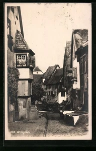 Ansichtskarte Wimpfen, Straßenpartie - Picture 1 of 2