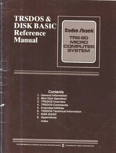 TRSDOS 2.3 und DISK BASIC 2.2 : Reference Manual. Radio Shack. TRS-80 Micro Comp - Picture 1 of 1